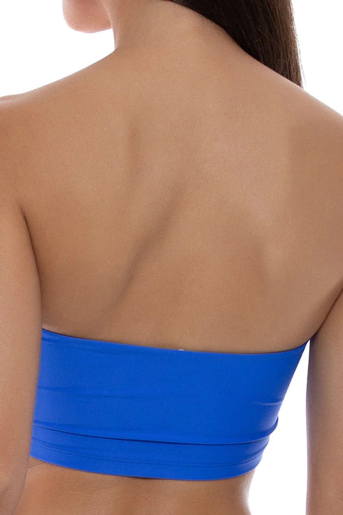 Luli Fama Brilla Double Loop Bandeau Crop Top